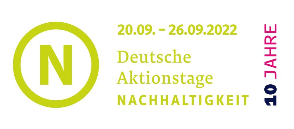 Logo: Deutsche Aktionstage Nachhaltigkeit Logo: Deutsche Aktionstage Nachhaltigkeit
